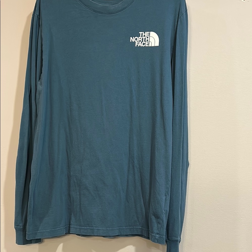The North Face Blue Long Sleeve Tee